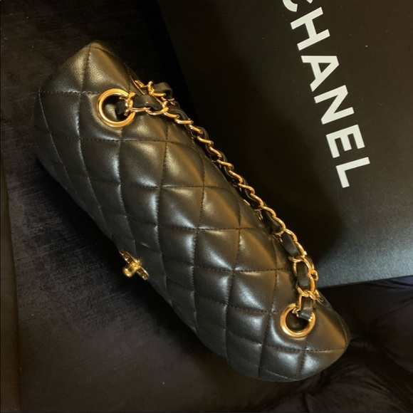 CHANEL classic small double flap black FULL SET - Picture 2 of 11